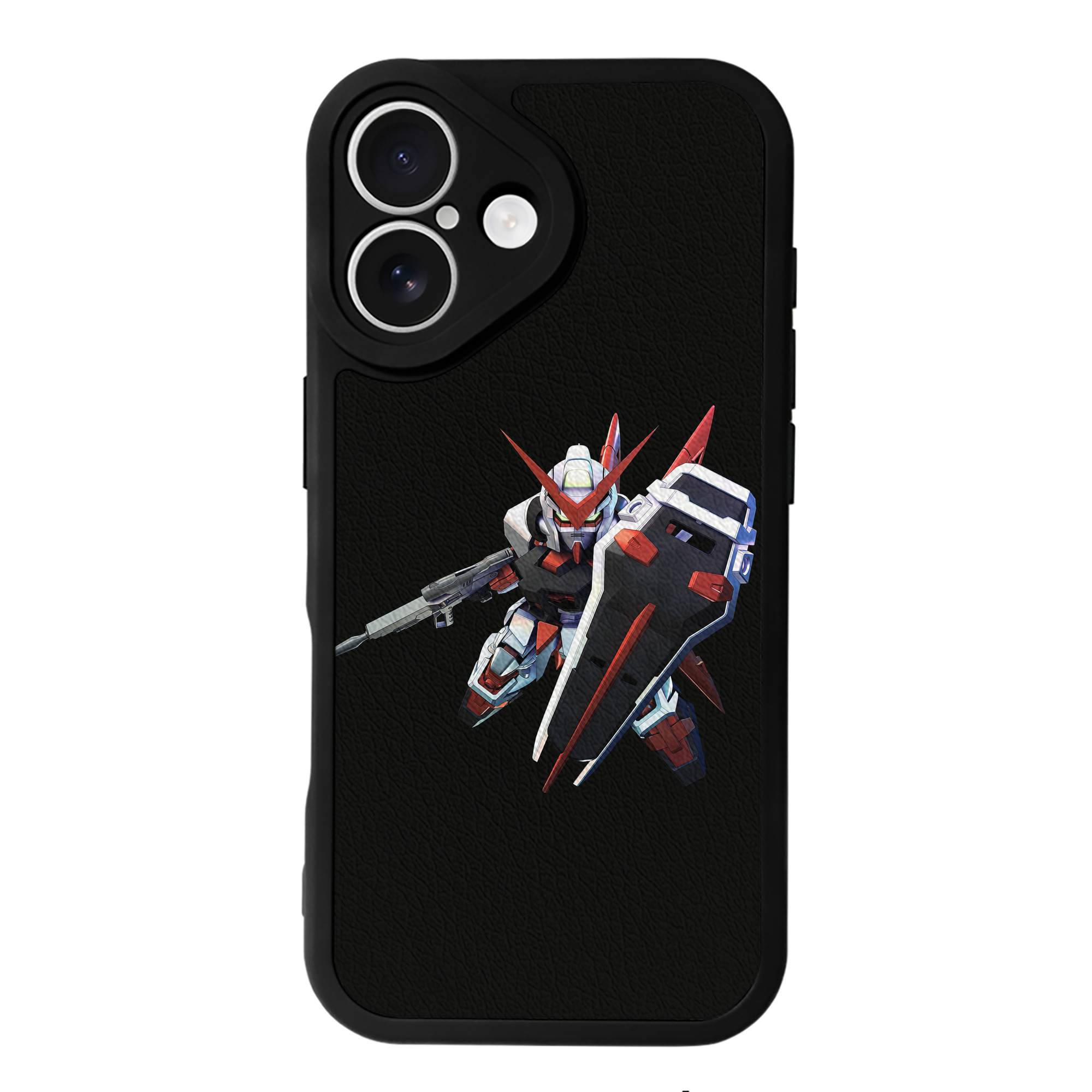（画像用） 機動戦士ガンダム Mobile Suit Gundam 【iPhone 16シリーズ対応】シリコンスマホケース（レザー調） 材質：シリコン